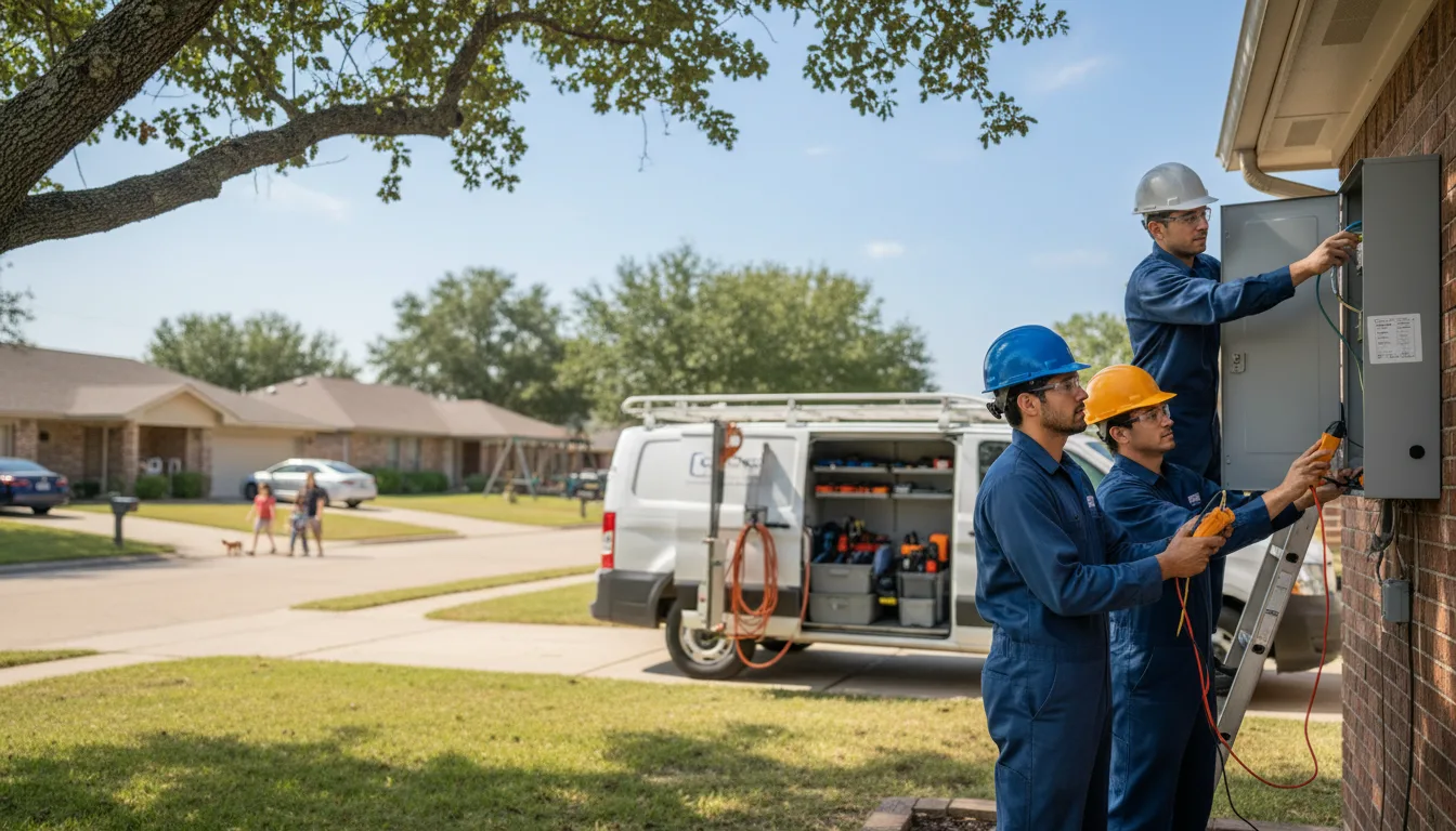 Certified electrician providing emergency electrical services in Nanafalia, AL